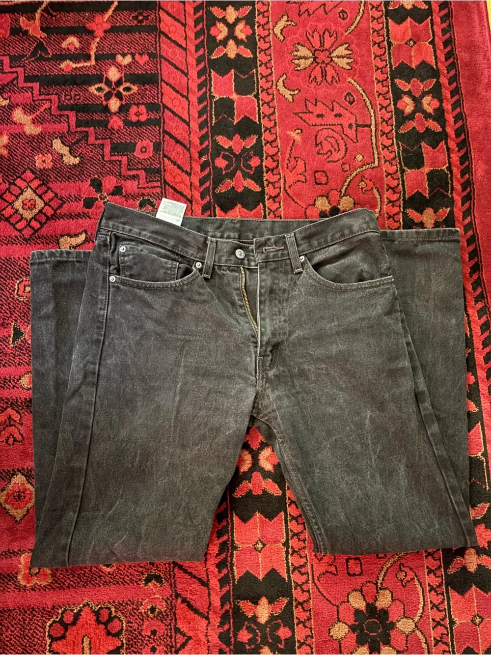 Men's Black Denim Levi Jeans